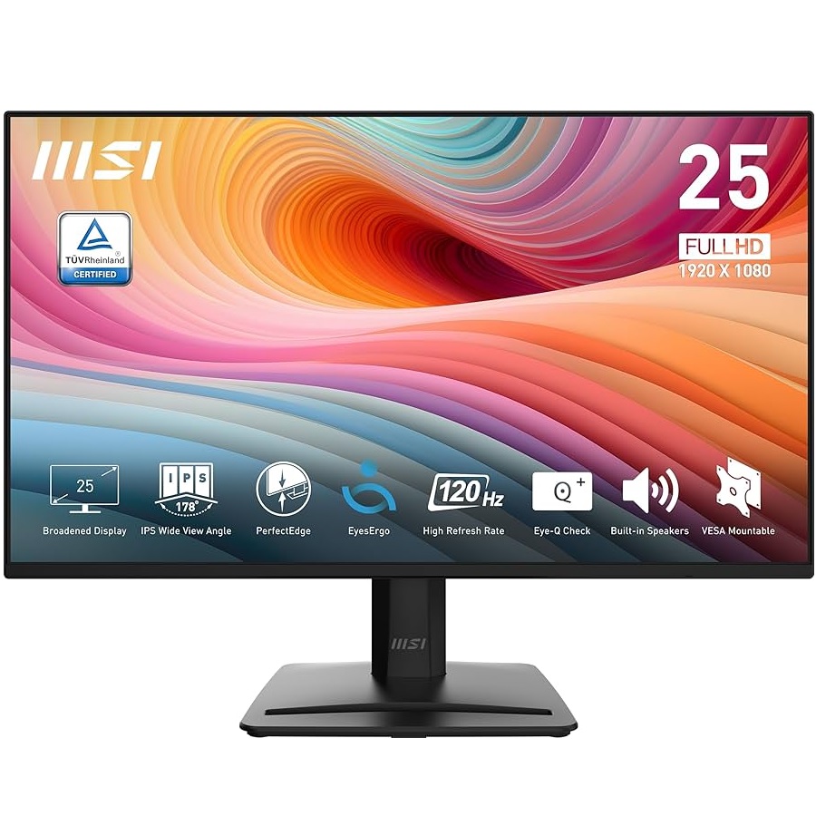 MONITEUR MSI PRO MP252 E2 120HZ IPS 25 POUCE BLACK FHD